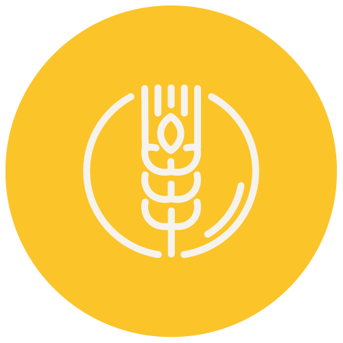 An icon of wheat.